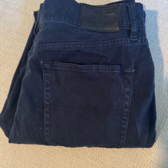 Joseph Abboud Classic Fit Men’s Pants 34x34 – Navy Cotton Stretch – Excellent Co - Picture 4 of 4